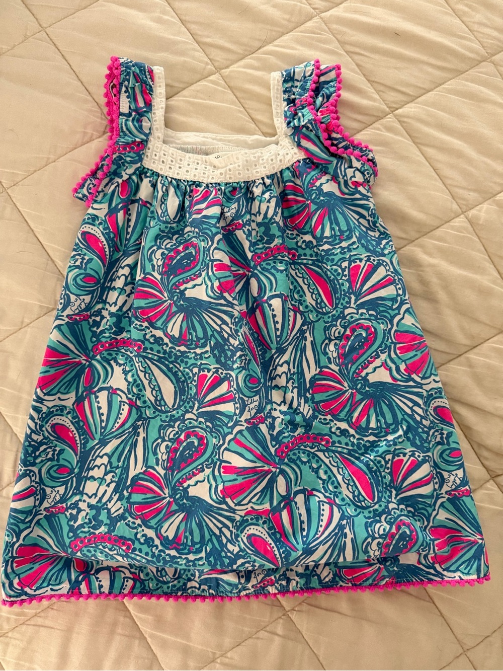 Girls lilly Pulitzer shell dress 4T